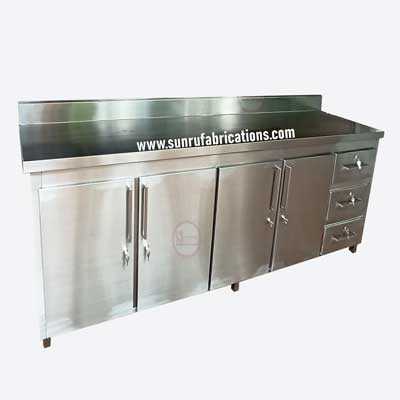 stainless steel table pantry